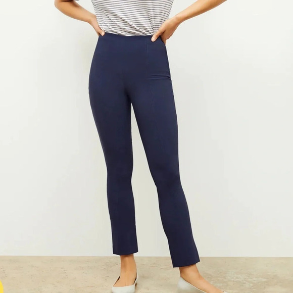 MM Lafleur Navy Foster Pant - Power Stretch Pant Size 8 - Picture 12 of 13